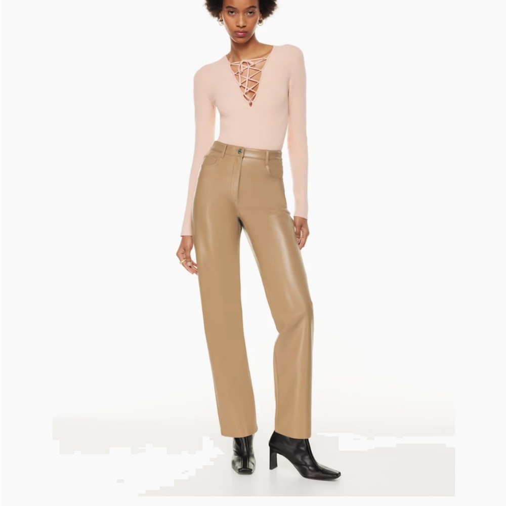 Aritzia Melina Vegan Leather Pant
